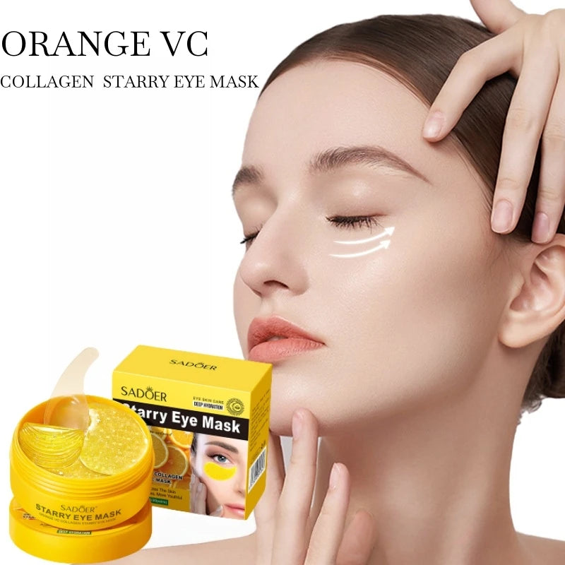 SADOER Collagen Vitamin C Hydrating Eye Patches – 60 Pcs Hydrating Eye Patches Oasis Select