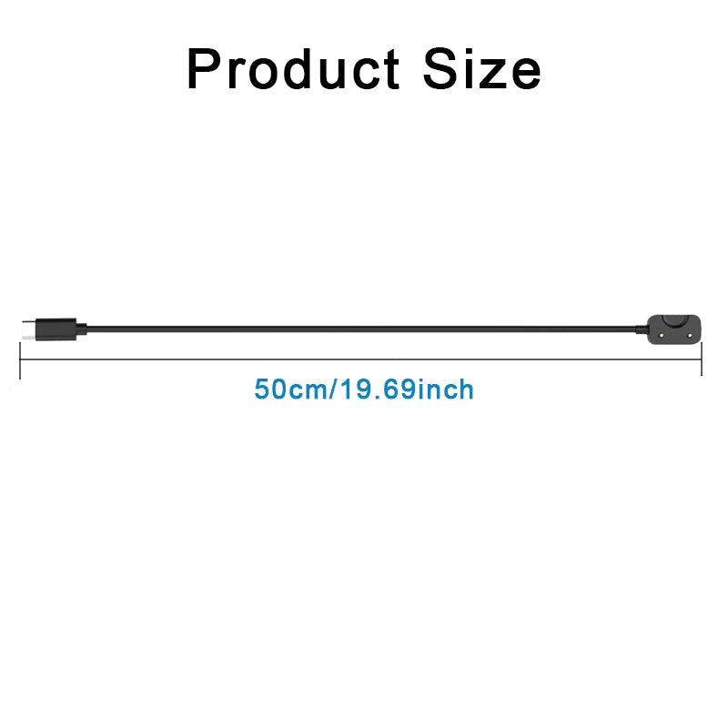 USB-C Charger Cable for Samsung Galaxy Fit 3 SM-R390 – 100cm Smartwatch Charger Cable Oasis Select