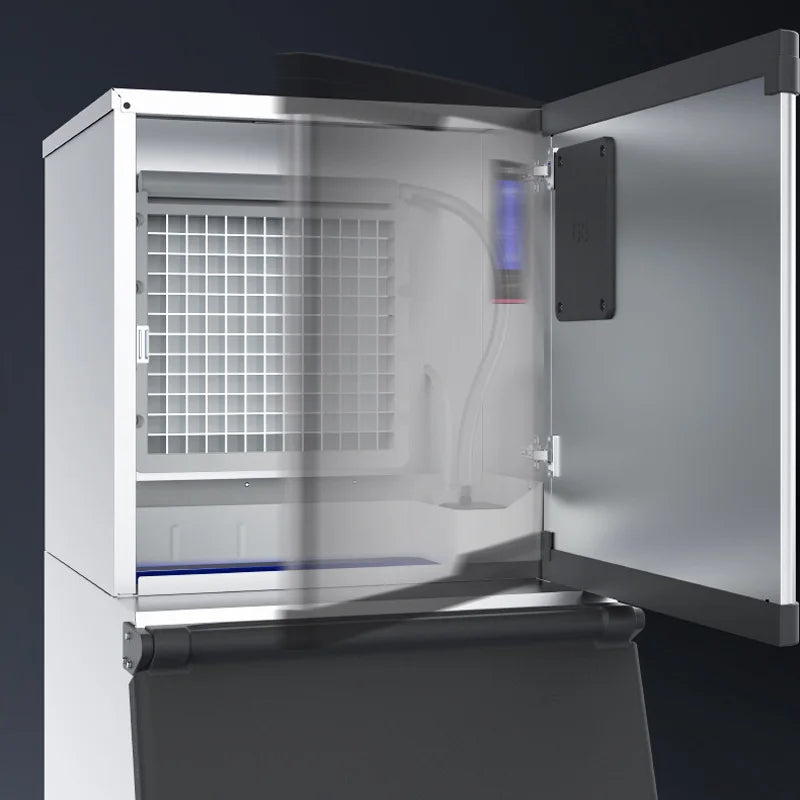 Commercial Ice Maker 250KG/Day | 50KG Bin, Auto Self-Cleaning
