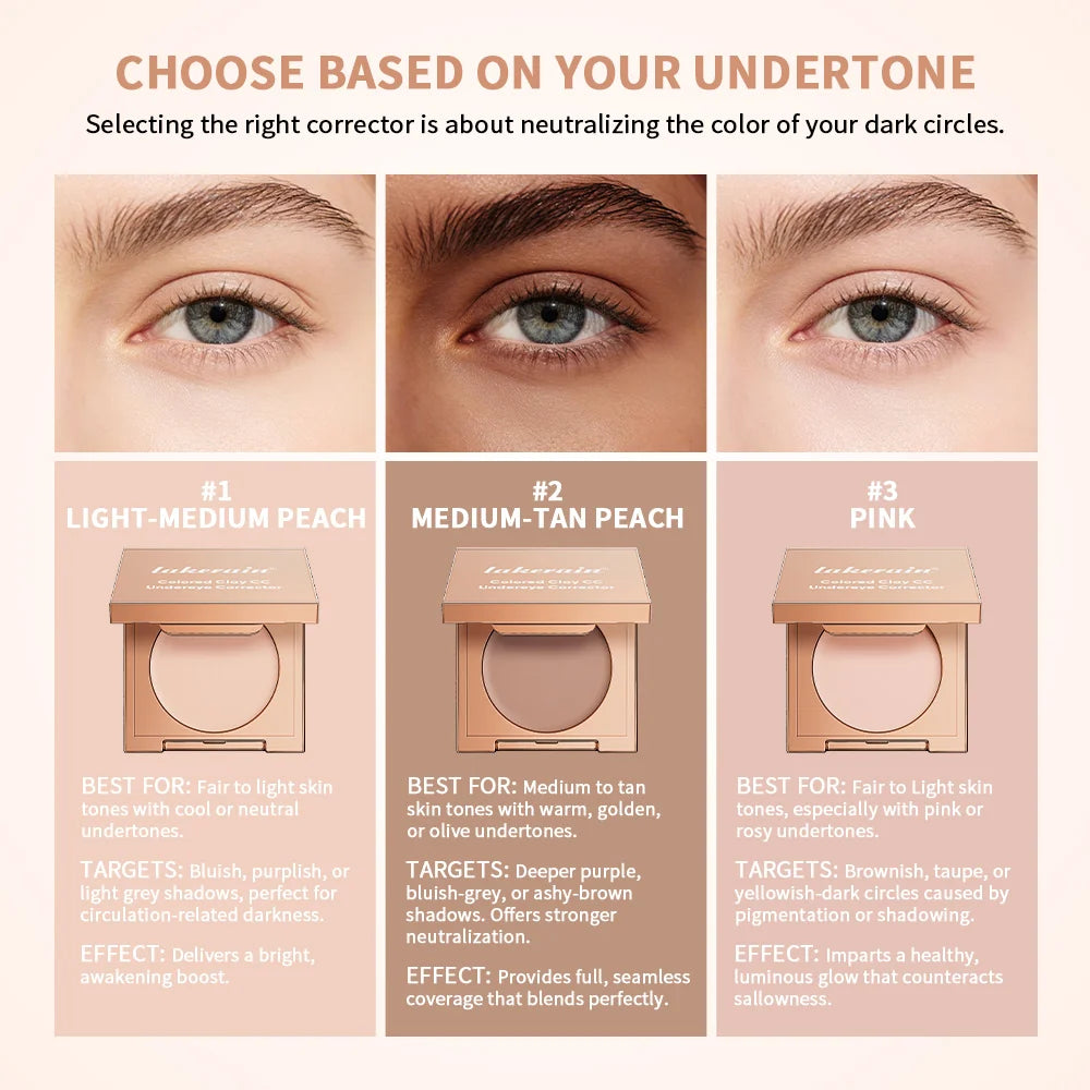 Eye Concealer Brightening Skin Tone Waterproof & Full Coverage Instantly Covers Dark Circles Radiant Glow Concealer Cosmetics Oasis Select