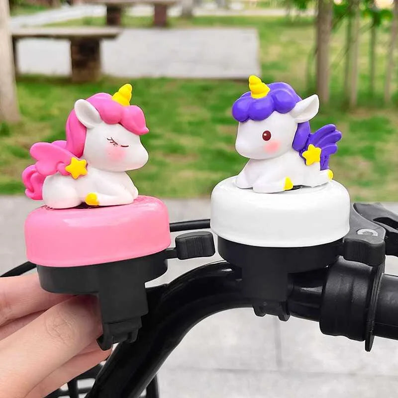 Unicorn children's bicycle bell super loud universal cute cartoon balance bike bicycle skateboard horn super loud Oasis Select