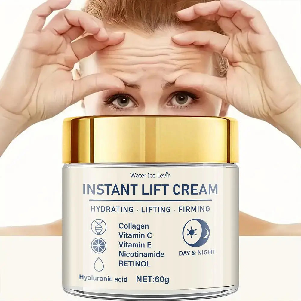 60g Instant Lift Face Cream Firming Skin Tightening Anti Wrinkle Collagen Hyaluronic Acid Hydrating Nourishing Facial Moisturize Oasis Select
