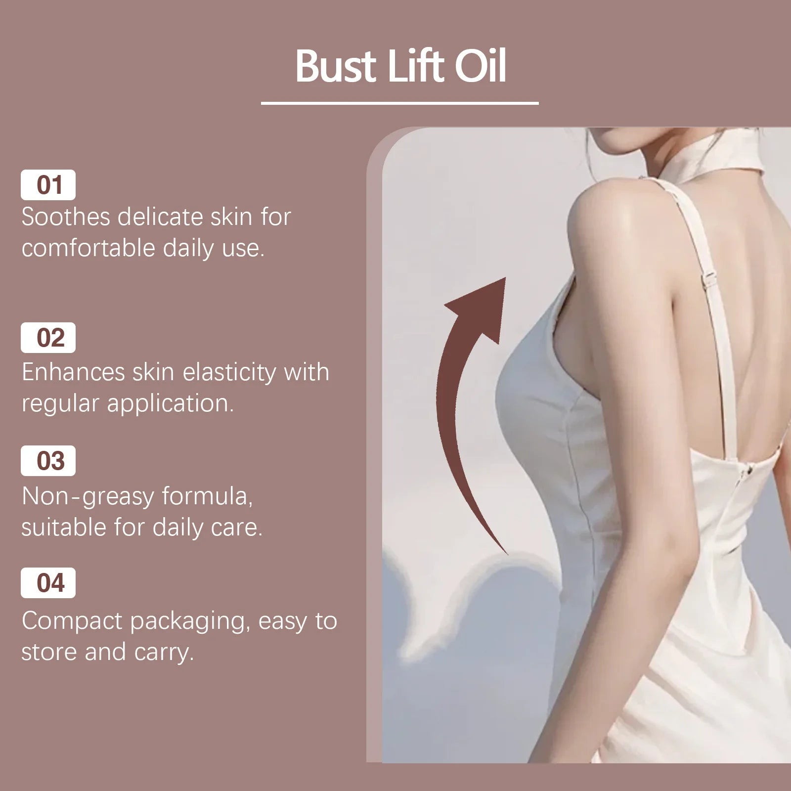 Ginger Extract Breast Plump Essential Oil Assist Massage Firm Chest Skin Enhance Chest Elastic Mild Safe Breast Enlargement Oil Oasis Select
