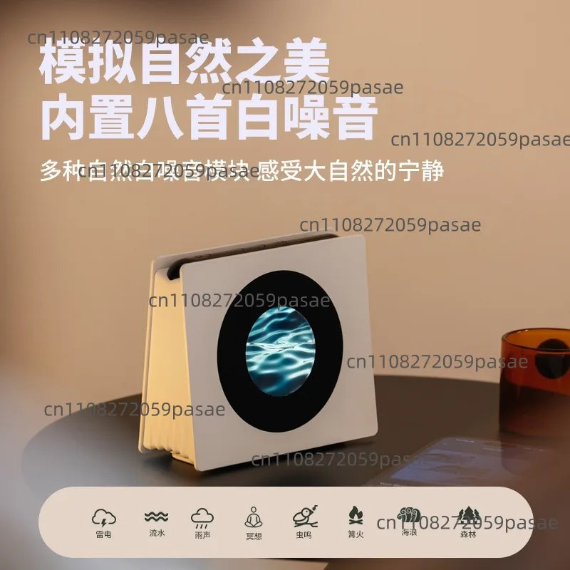Retro Vinyl Bluetooth Speaker with Floating Lyrics Display