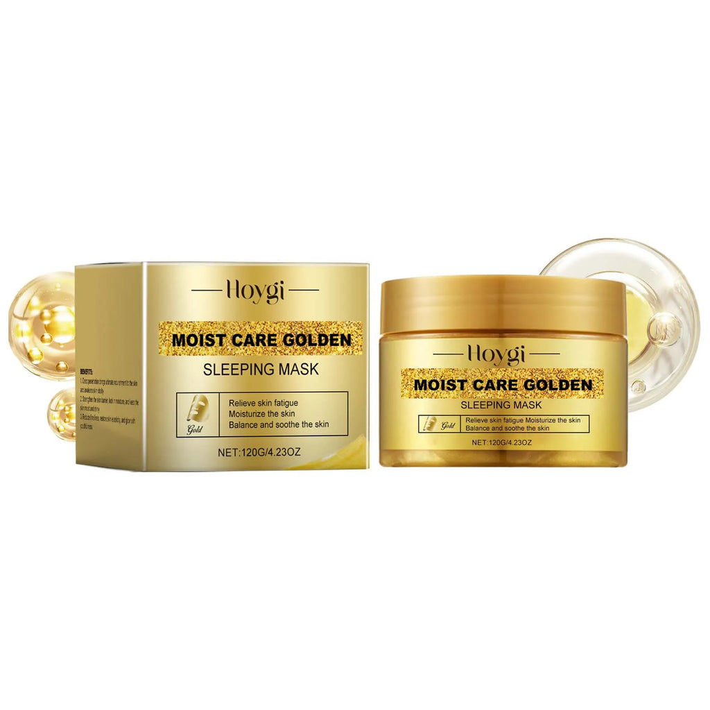 Gold Sleeping Mask – Niacinamide Pore Tightening & Brightening Sleeping Face Mask Oasis Select 1Pcs