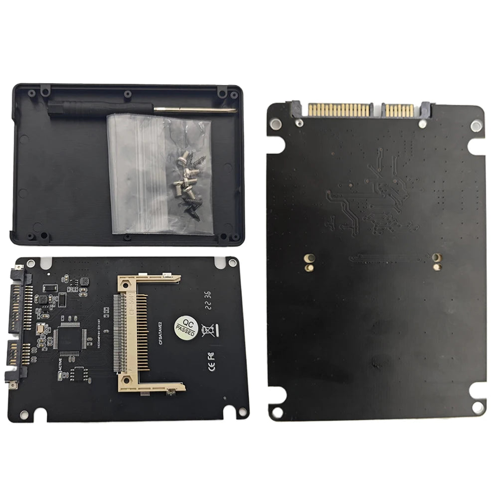 CF 50-Pin to SATA Adapter – CF I/II to 2.5/3.5" SATA Converter Storage Adapter Card Oasis Select United States