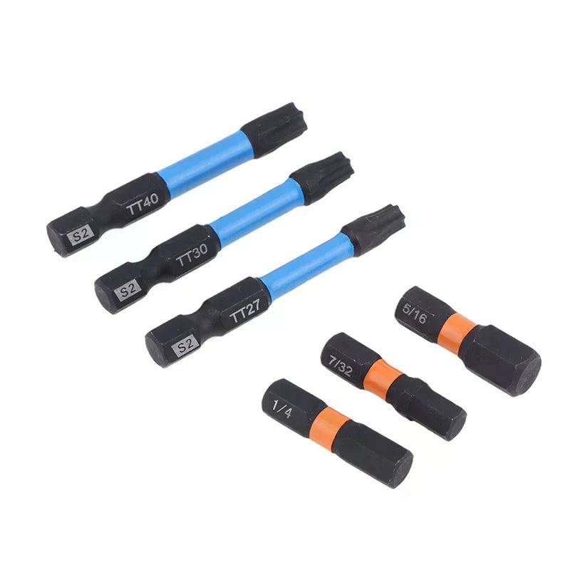 S2 Steel Star Impact Drill Bits, 21/10PC Set, Hex Shank, Magnetic Screwdriver and Electric Drill Wrench Set. Oasis Select