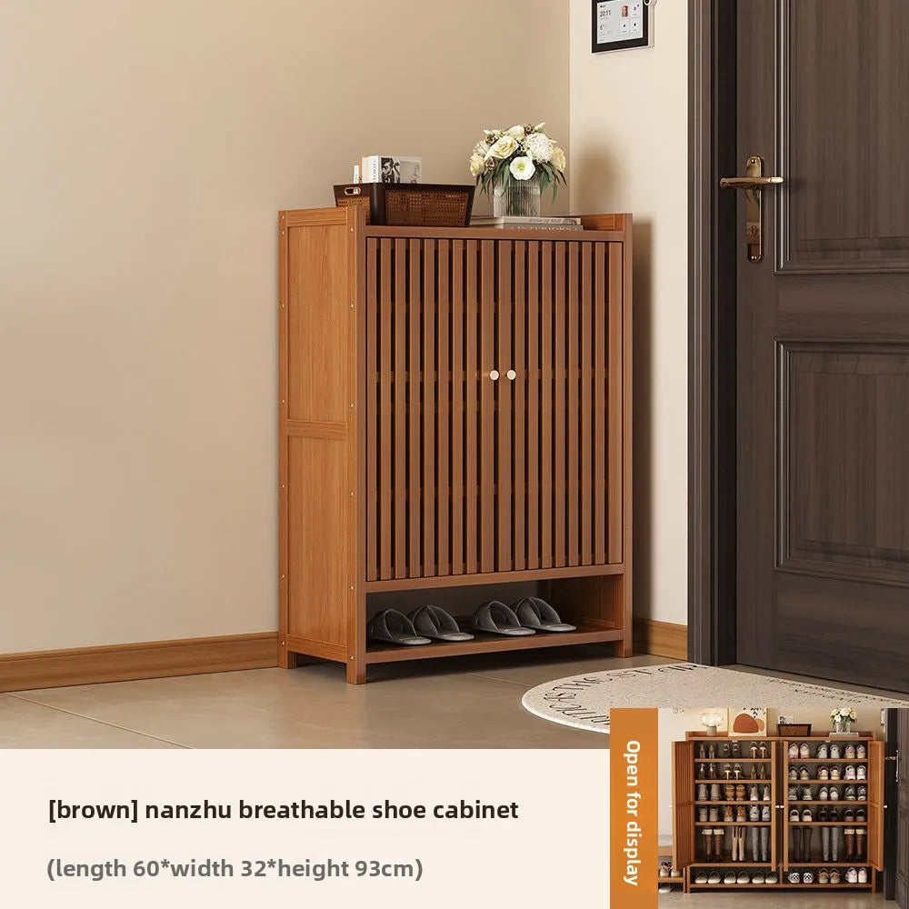 Shoe cabinet entrance household indoor shoe rack multi-layer home storage provincial space dormitory rental house shoe cabinet Oasis Select 2 doors 7th floor 47