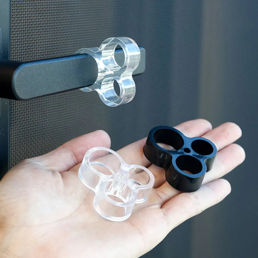 1/4/8PCS PVC Handles Door Stopper Transparent Wall Protector Handle Buffer Pad Punch-free O-shaped Anti-Collision Protected Pad Oasis Select