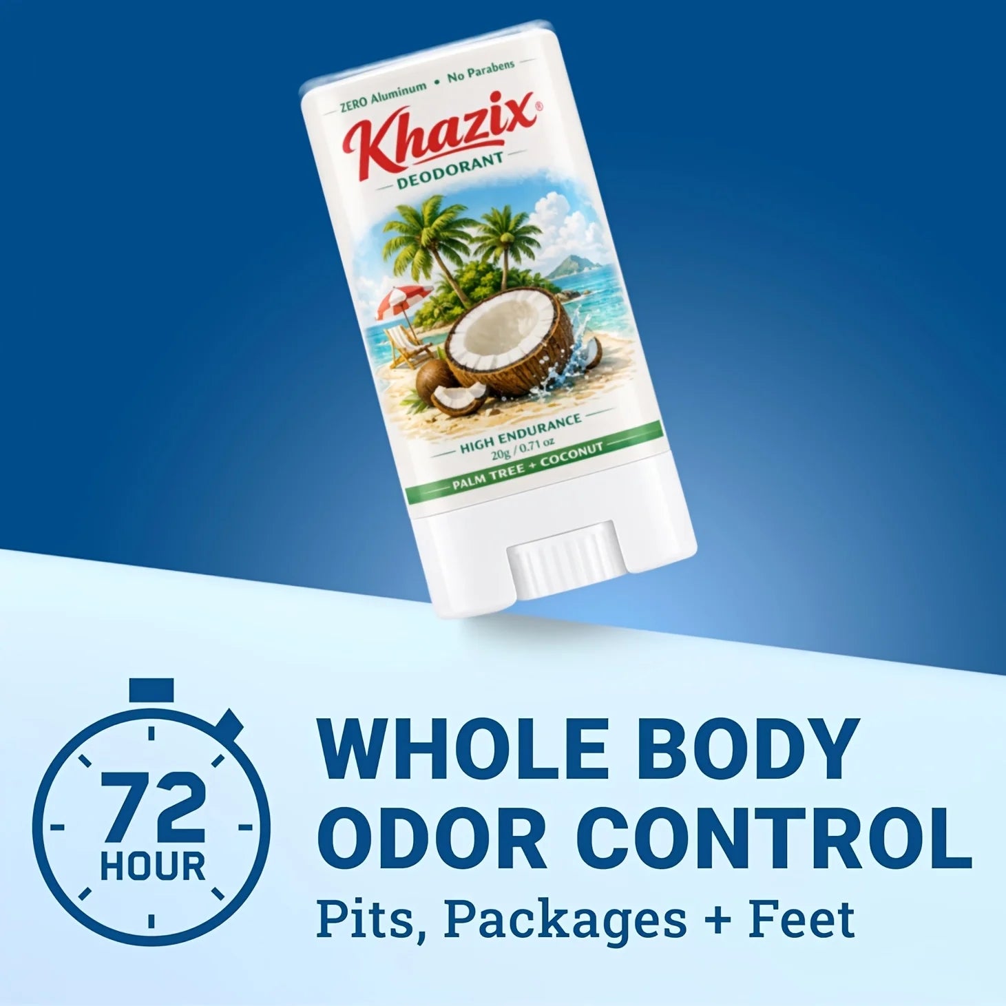 20g universal deodorant for both men and women, aluminum-free formula, provides all-day freshness and lasts long Oasis Select