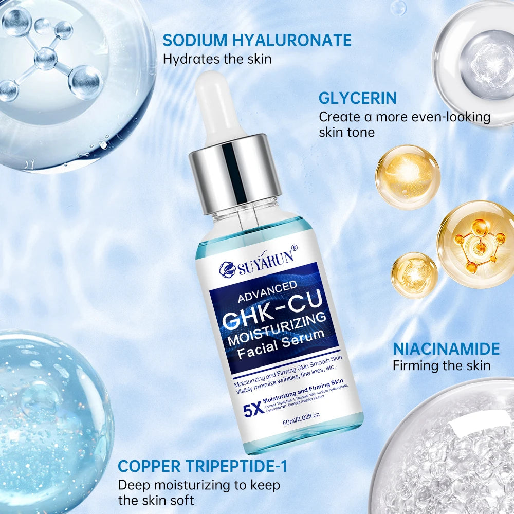 SUYARUN GHK-CU serum - Anti-aging facial moisturizer, firming and moisturizing for all skin types, suitable for men and women. Oasis Select