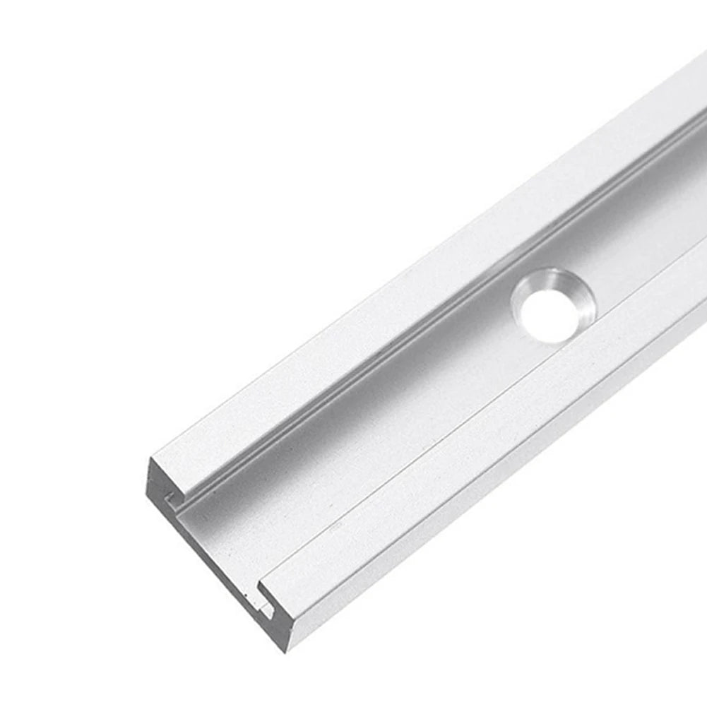 1Pc T-Slot Track 300-600MM Woodworking Chute Rail 19x9.5mm Miter Jig Tools For Woodworking Router Hand Tools Oasis Select