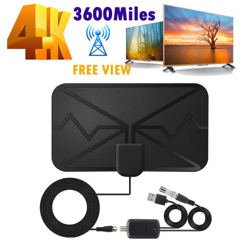 Cross-border indoor digital TV ground wave antenna extended sucker dvb-t2 antenna 4K Oasis Select