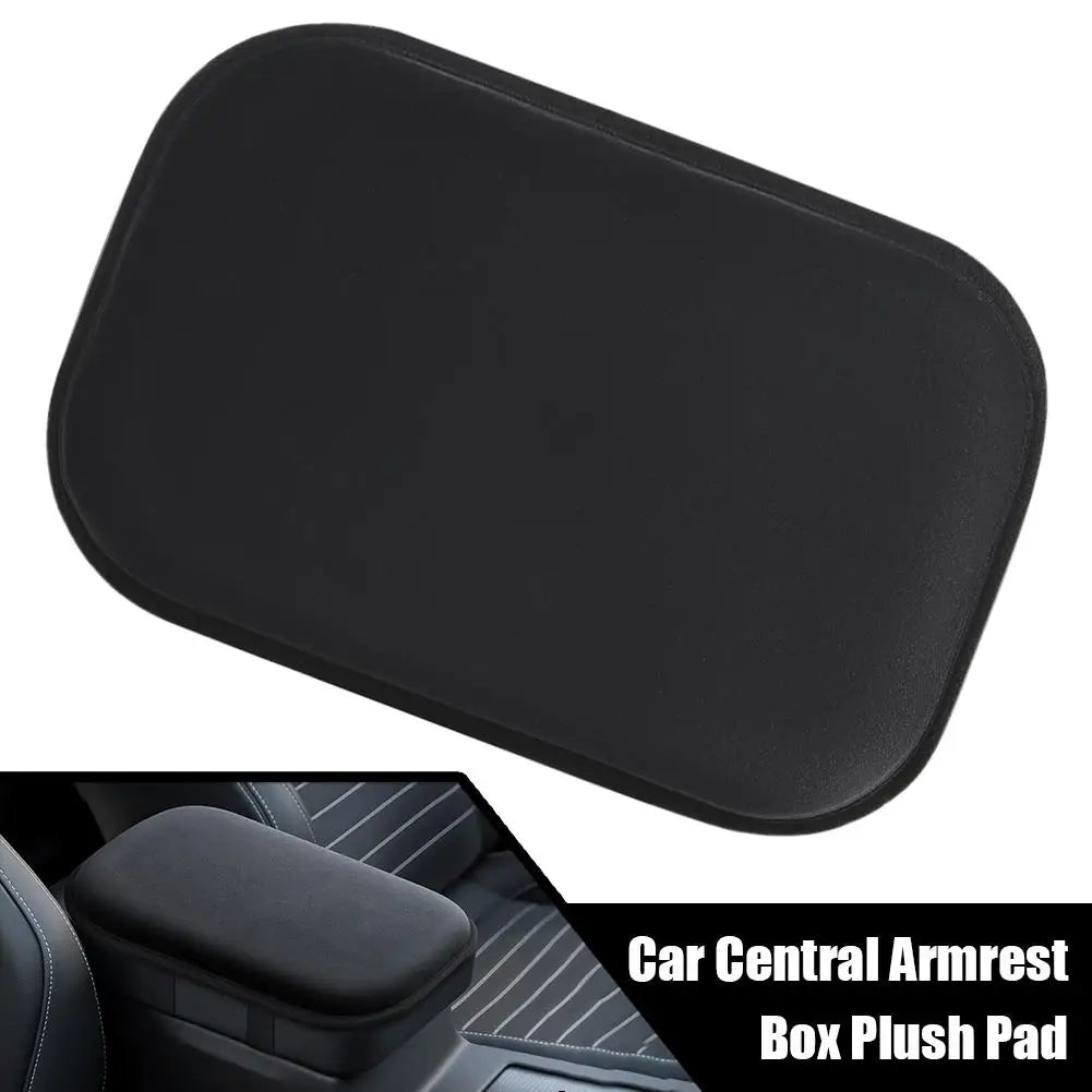 Black Car Armrest Cushion Pad – Plush Console Cover Car Armrest Cover Oasis Select
