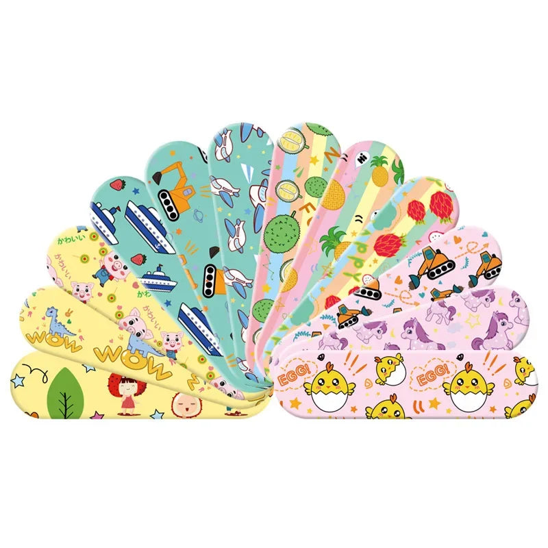 Cartoon Animal Pattern Band Aid Hemostasis Adhesive Bandages First Aid Emergency Kit Wound Plaster Patches for Kids Oasis Select