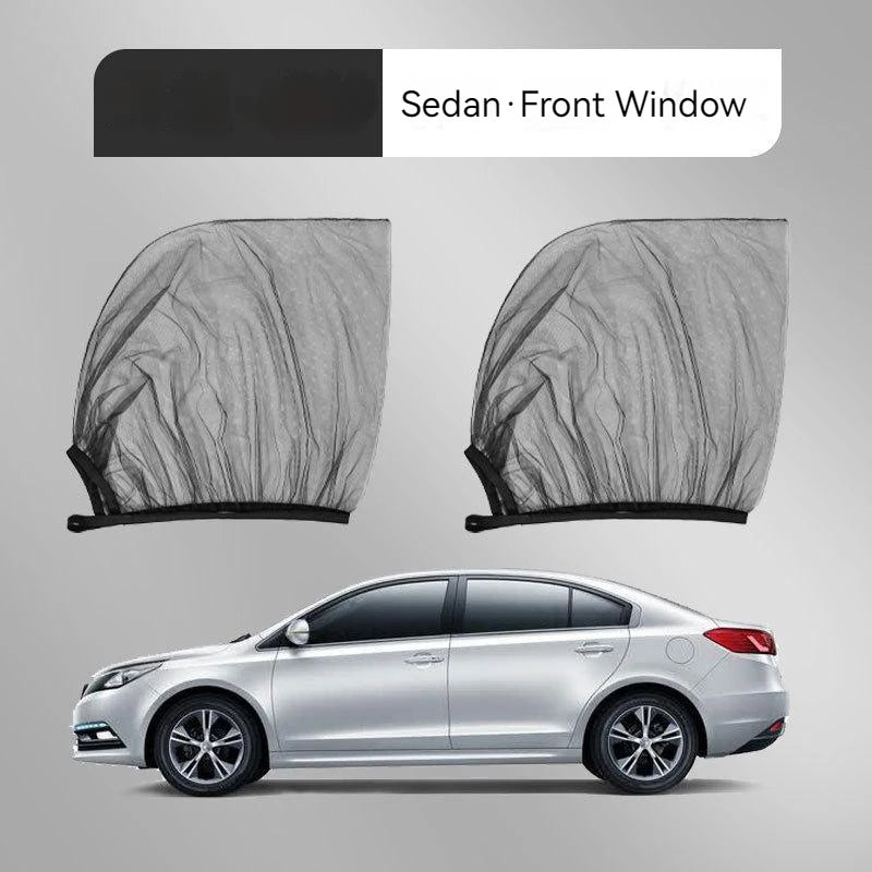 New Car Sunshade Curtains Anti-UV Side Window Shades Car Curtains Nti-mosquito Mesh Net Protection Repellent Auto Accessories Oasis Select