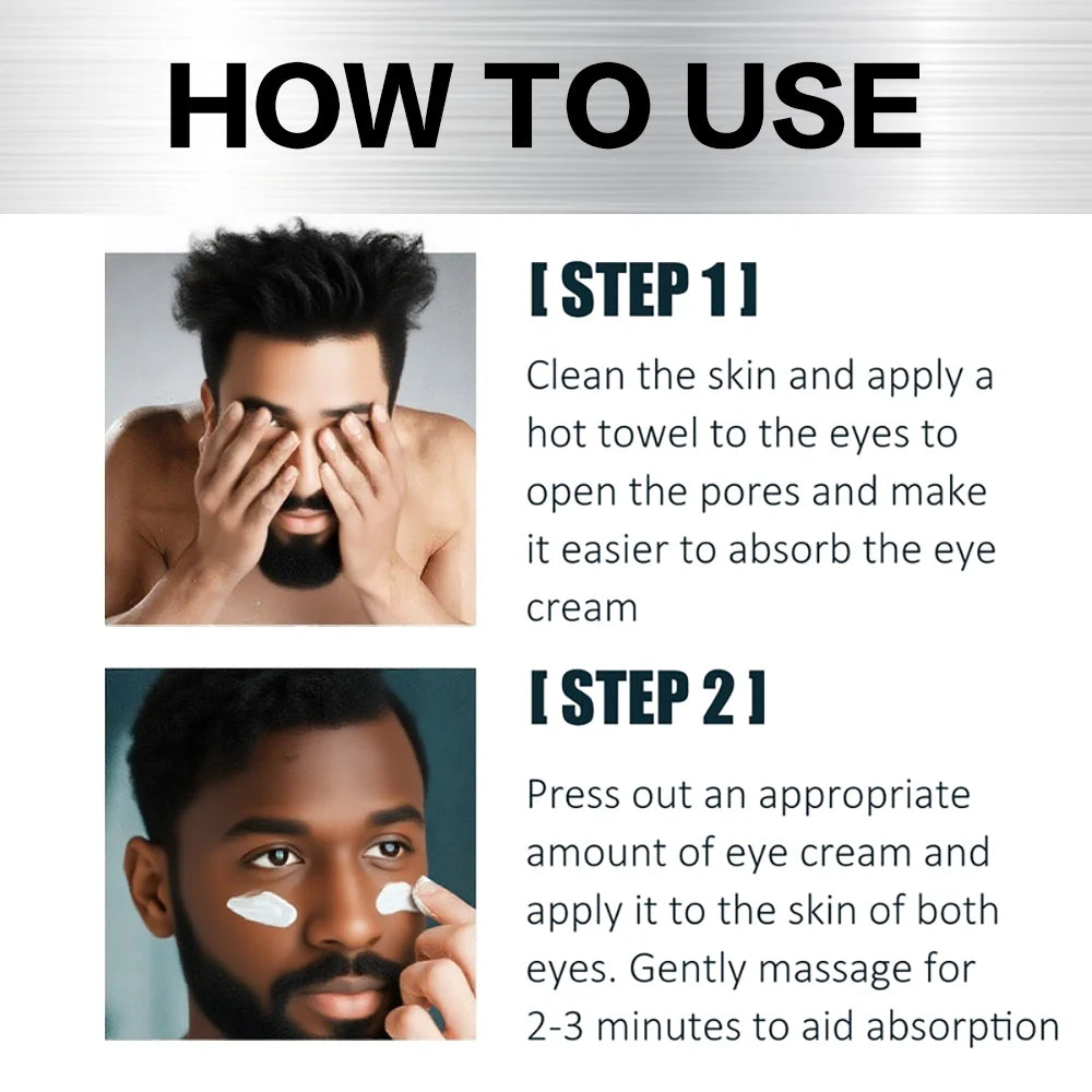 HISENRAIN Under Eye Cream, Caffeine & Retinol, Anti-Aging, 5 Minutes Lifting Effect, Dark Circles, Puffiness, Wrinkles. Oasis Select