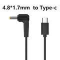 DP 65W 9V 12V 15V 20V USB C Type C to DC Power Adapter Cable Type C to 3.5*1.35mm Dc line Converter for Router Mini Fan Speaker Oasis Select 4.8-1.7mm 15V