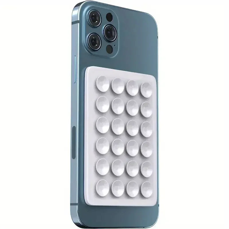 Silicone Suction Cup Phone Holder Mat | Anti-Slip Wall Mount