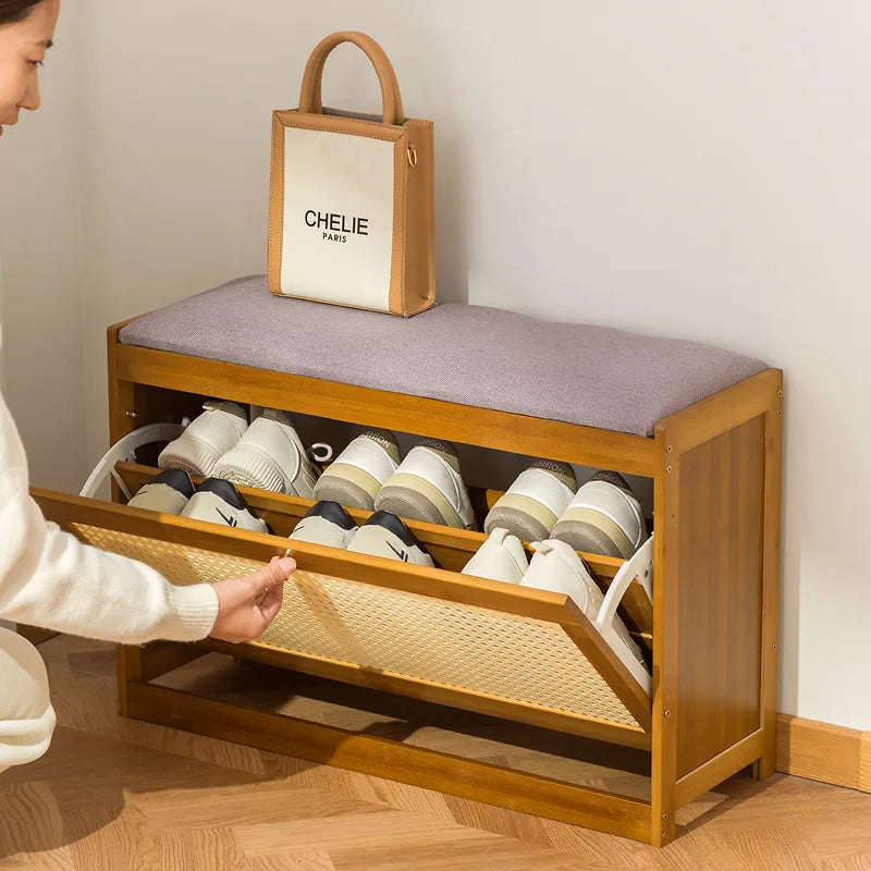 shoe change stool can be integrated into the stool, and the long stool at the door enters the home Oasis Select