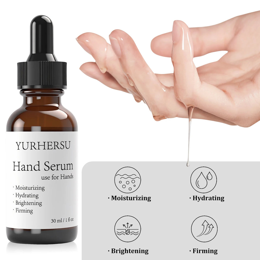 YURHERSU Intensive Hand Moisturizer Lotion with Panthenol 30ml Hand Moisturizer Lotion Oasis Select 2pcs WHITE