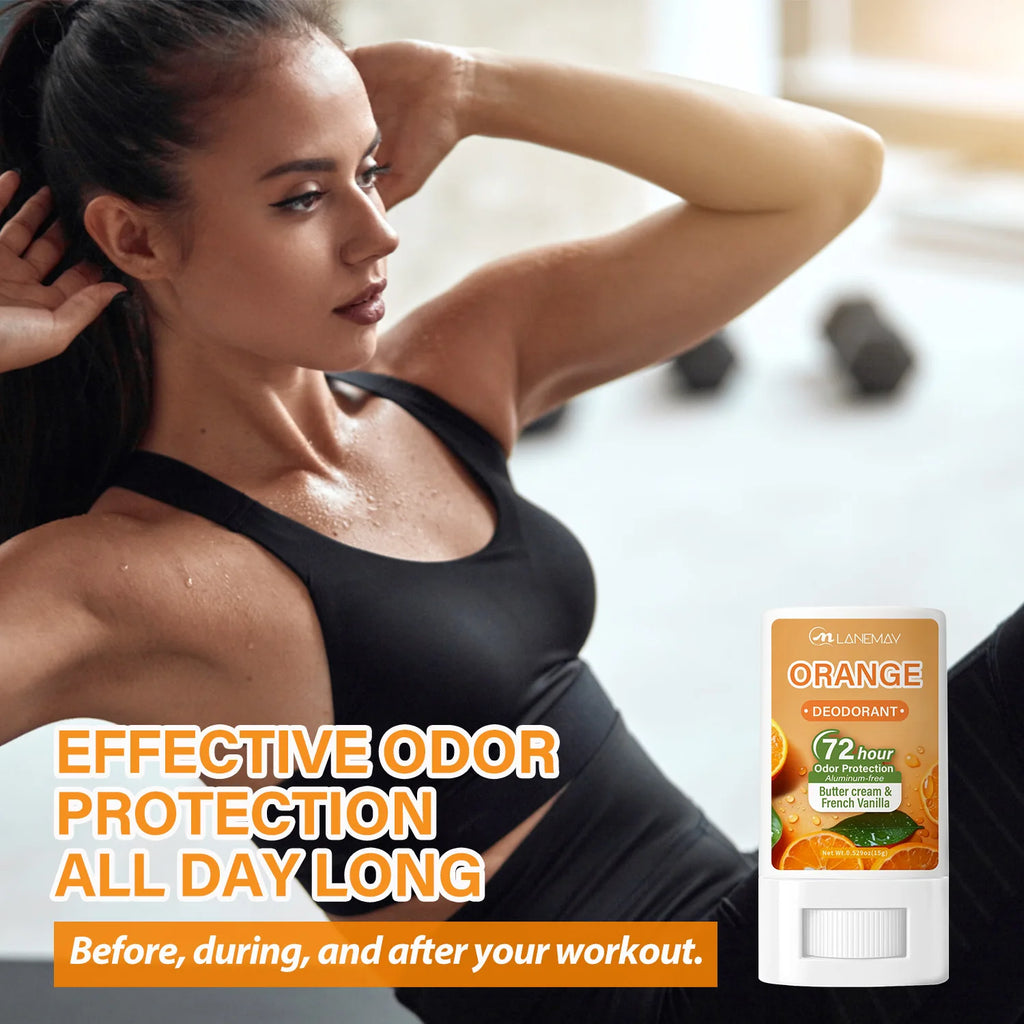Aluminum-Free Deodorant Stick – Orange Buttercream & Vanilla