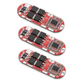 WISH 3Pcs 18650 Li- Lithium Battery Protection Board 3S 25A 12.6V BMS Charging Module PCM Polymer Lipo Cell Oasis Select Red NONE