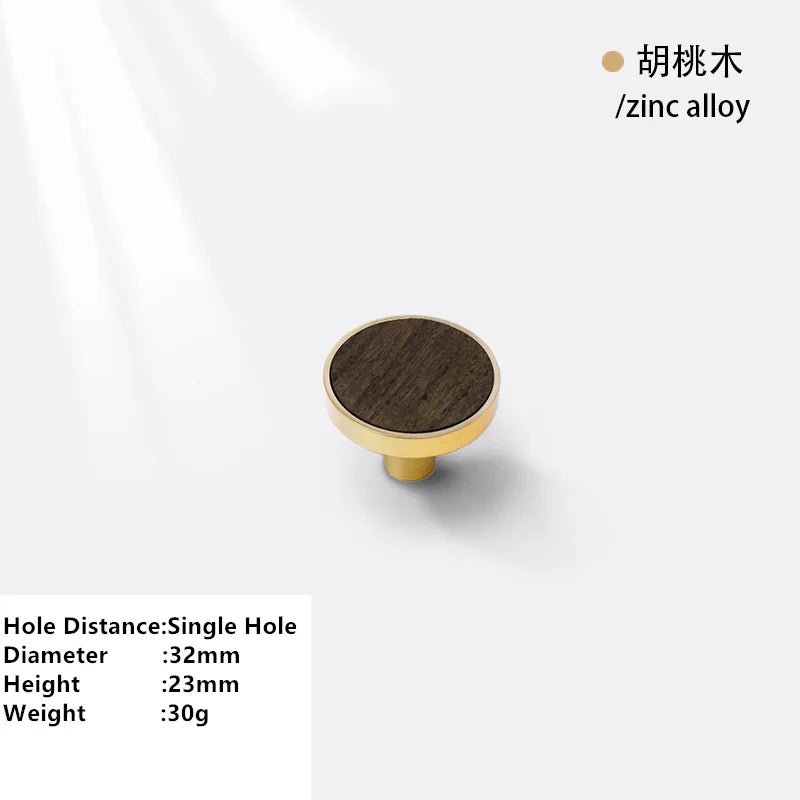 Handles Drawer Cabinet Furniture Kitchen Handles for Cabinet Knob Door Drawer Furniture Kitchen Knob Brass Polychrome Shell Oasis Select Walnut
