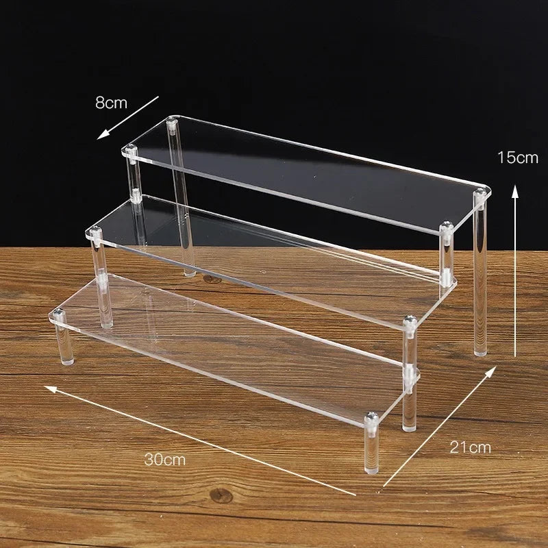Acrylic Display Riser Rack – Perfume, Makeup & Cupcake Stand