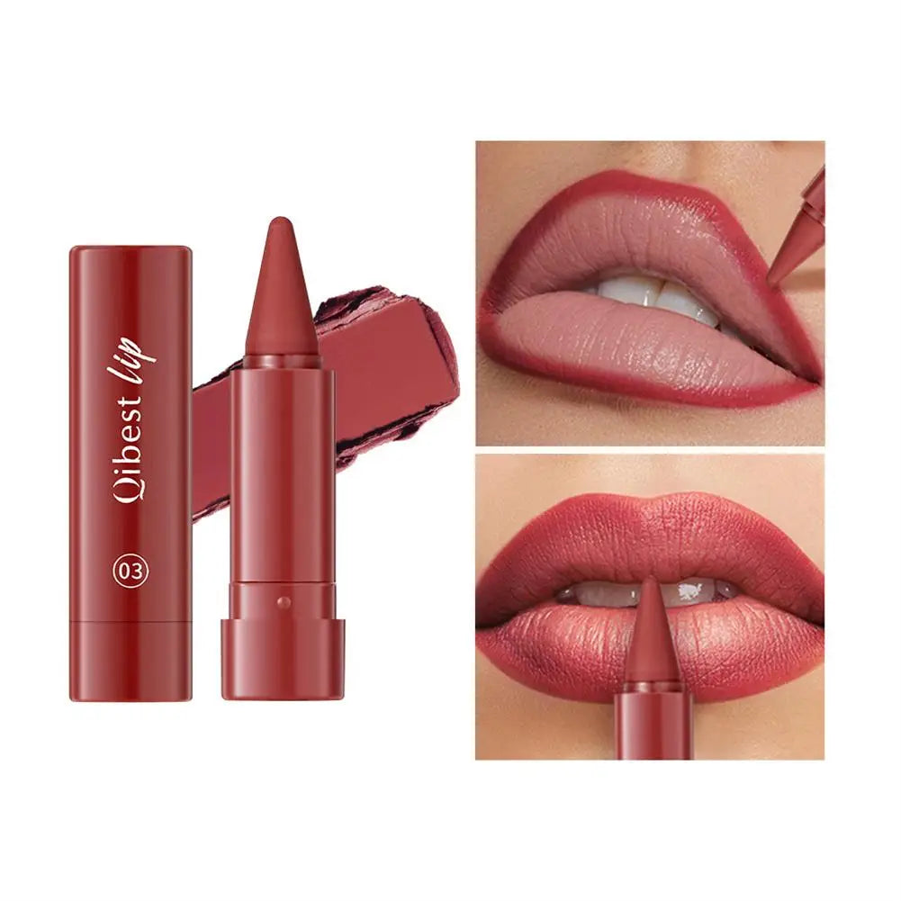 Twist-Up Matte Lip Liner Crayon – Waterproof, Long-Lasting Lip Liner Crayon Oasis Select 03