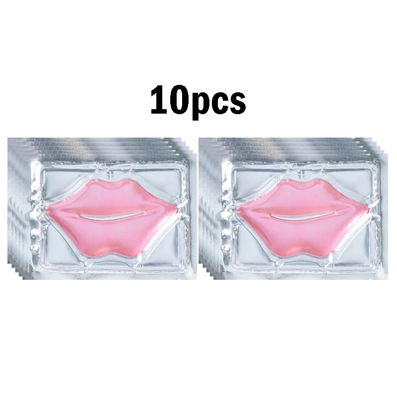 BIOAOUA Crystal Collagen Lip Mask – Plump & Moisturize Lips Collagen Lip Mask Oasis Select Pink 10pcs