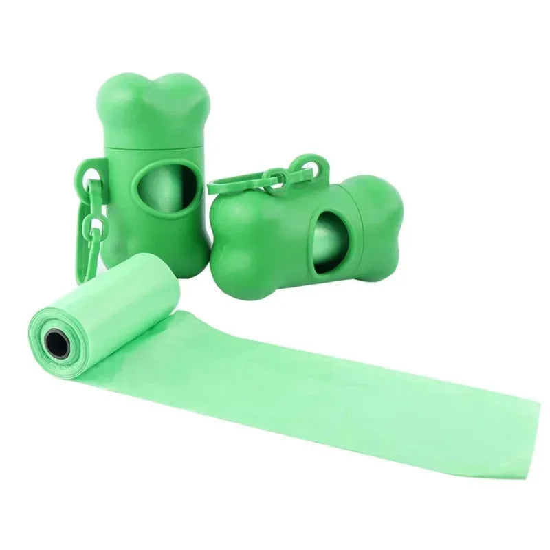 1/3pc Bone Shaped Bag Dispenser Disposable Pet Dog Waste Bag Holder Plastic Garbage Bag Case Carrier Disposal Poop Bag Dispenser Oasis Select