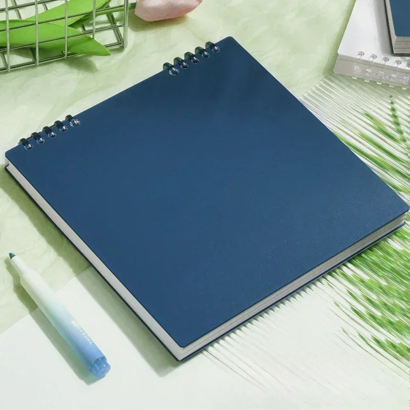 Grid Notepad B5 Sketch Book Notebooks Leaf Notebook Diary Flip Stationery Journal Writing Pads Office School Supplies Oasis Select Blue