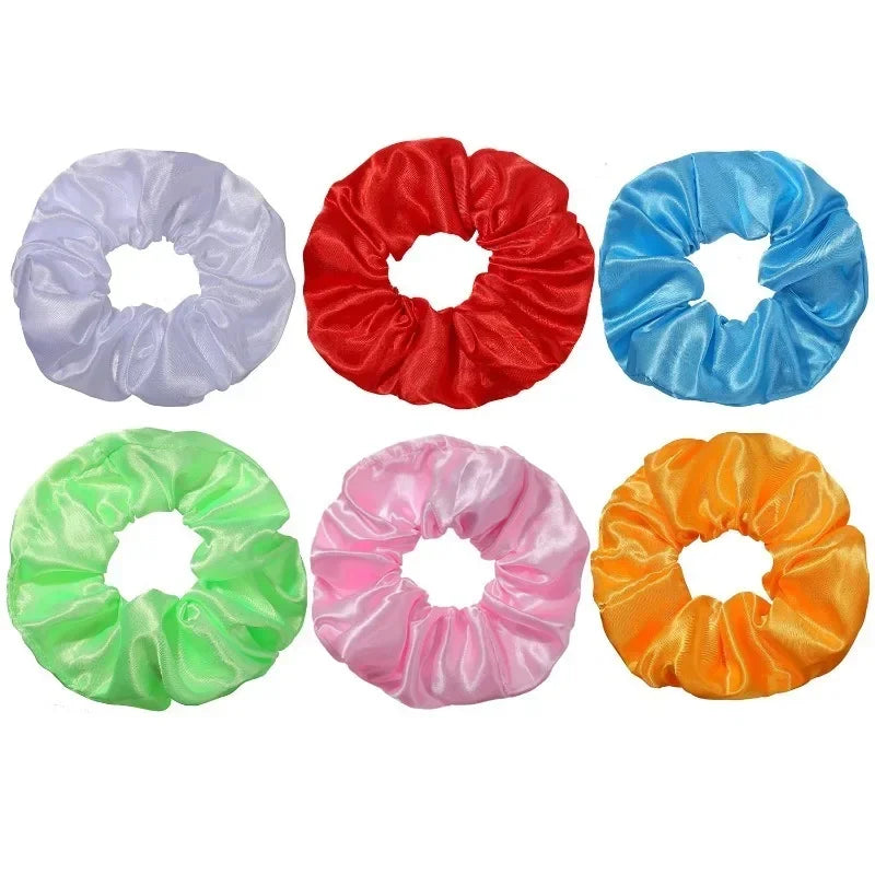 1-20PCS Light Up Scrunchie Flashing Hair Tie for Nightclub Party Rave DIY Glow in Dark Elastic Rope Accessory Concert Oasis Select