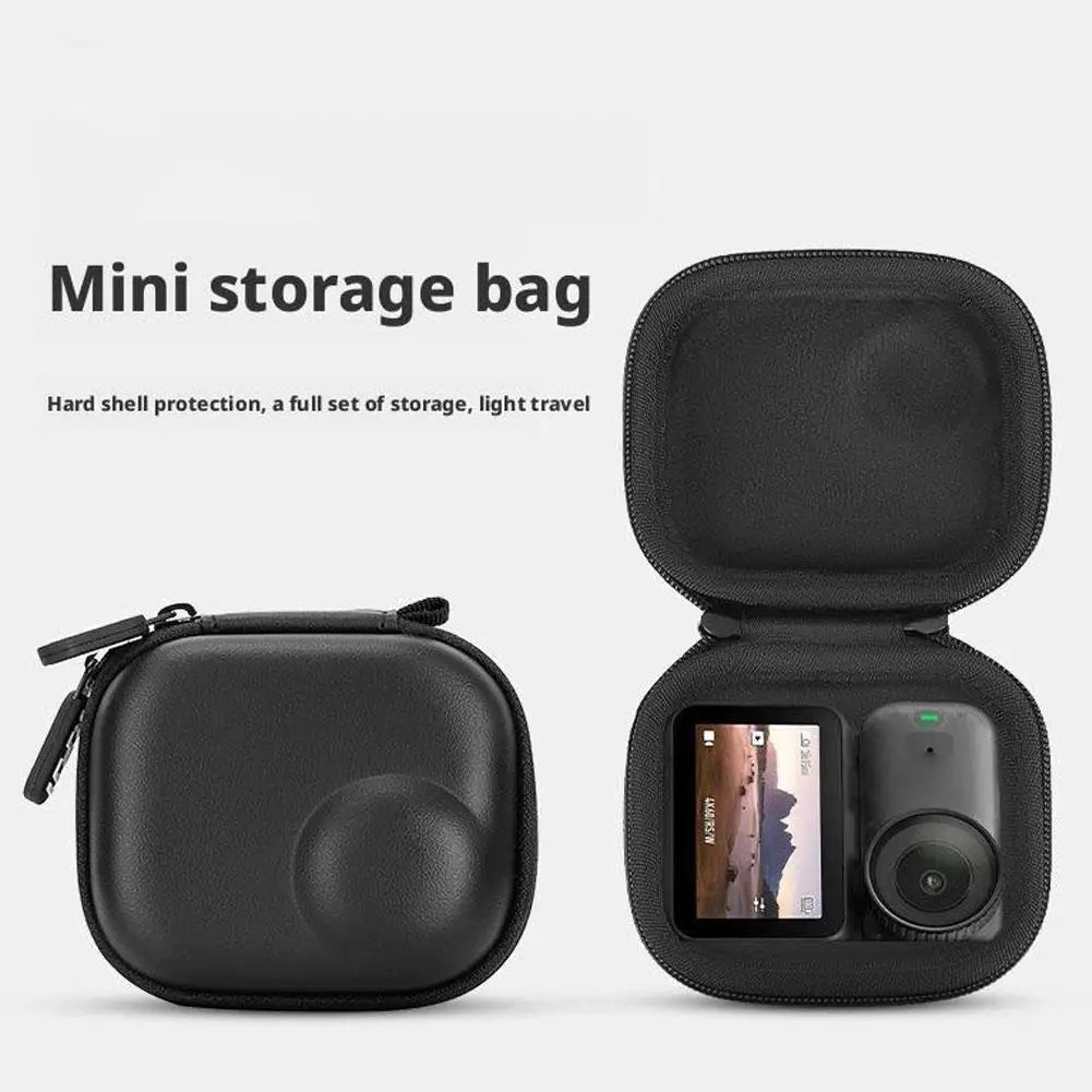 For DJI OSMO Nano Carrying Case Travel Bag With Zipper Camera Accessory Storage Bag PU Hard Shell Anti Drop Shockproof Case Oasis Select