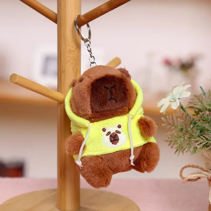 Cute Capybara Plush Pendant Water Dolphin Plush Toy Keychain Bag Charm Pendant Kids Birthday Gift Holiday Party Favor Accessorie Oasis Select