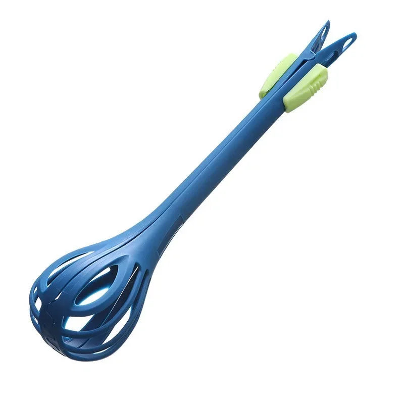 Multifunctional Egg Beater Egg Milk Whisk Pasta Tongs Food Clips Mixer Manual Stirrer Kichen Cream Bake Tool Kitchen Accessory Oasis Select Blue