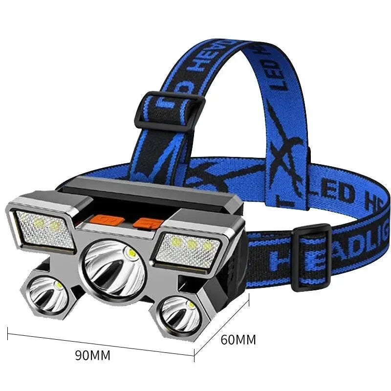 Rechargeable LED Headlamp | Camping, Fishing & Hiking