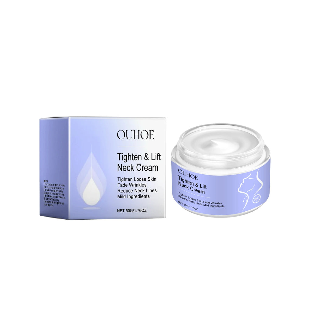 Neck Cream Anti Fine Lines Tightening Lifting Firming Eliminating Double Chin Brightening Smoothing Moisturizer Neck Skin Care Oasis Select 50g boxed