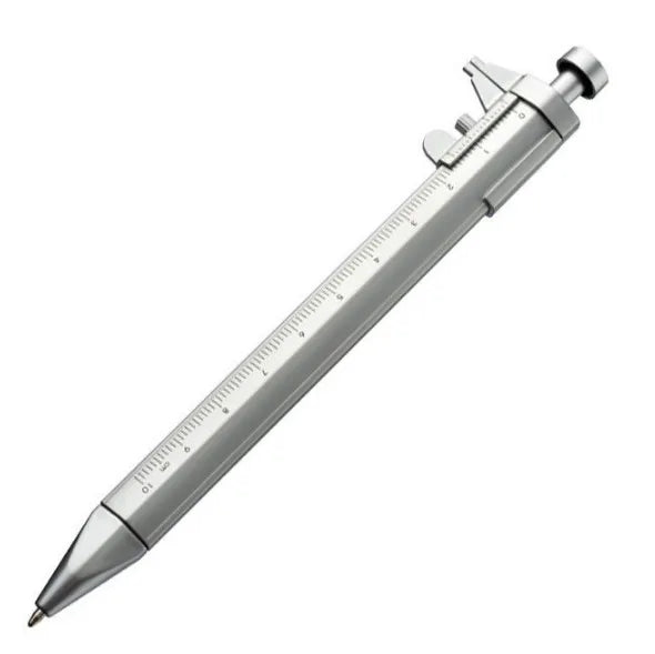 Multifunction Caliper pen Ball-Point 0.5mm ballpoint pen Gel Ink Pen Vernier Caliper Roller Ball Pen Creativity Stationery Oasis Select Sliver black