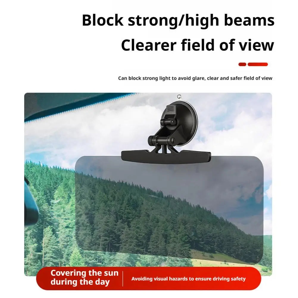Universal Car Sun Visor Anti-Glare Shield – Day & Night