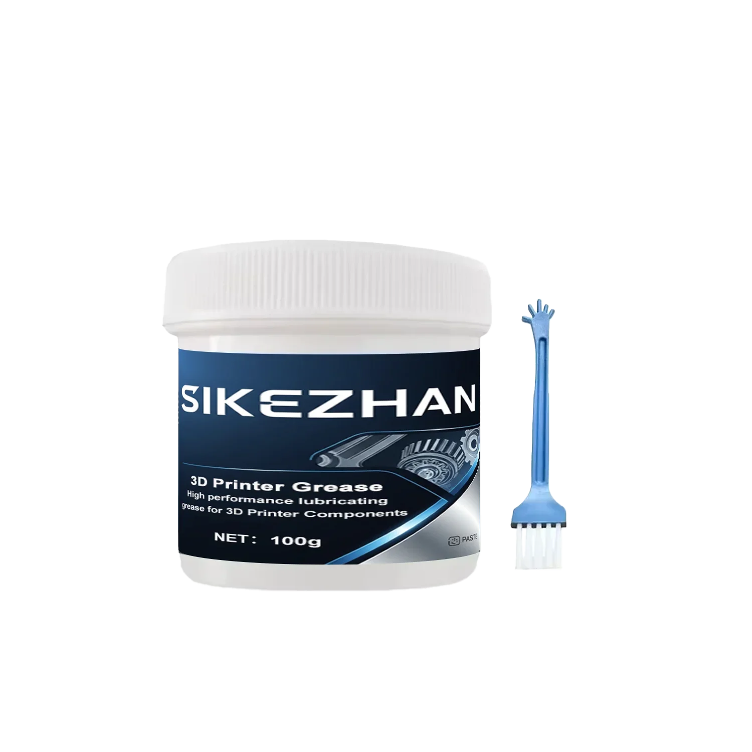 3D Printer Lubricant High-Speed Lithium Grease for Lead Screws Linear Rails Reduce Noise Friction Wear Smooth 3D Print Parts CNC Oasis Select 100g