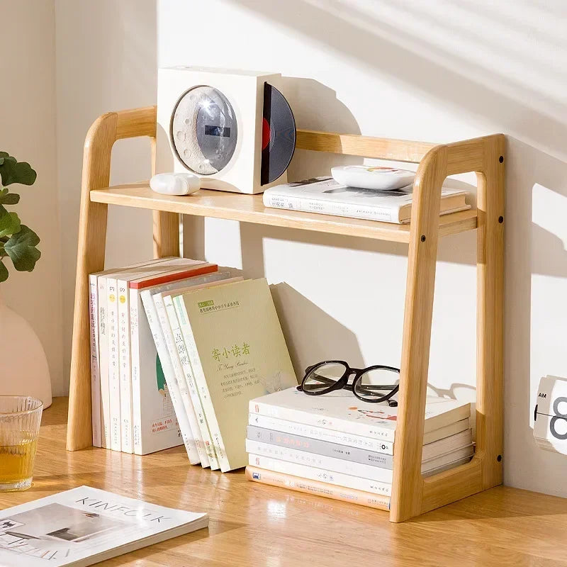 Multi-functional Desktop Cup Storage Shelf Office Table Finishing Dining Table Countertop Multi-layer Bookshelf Small Shelf Oasis Select