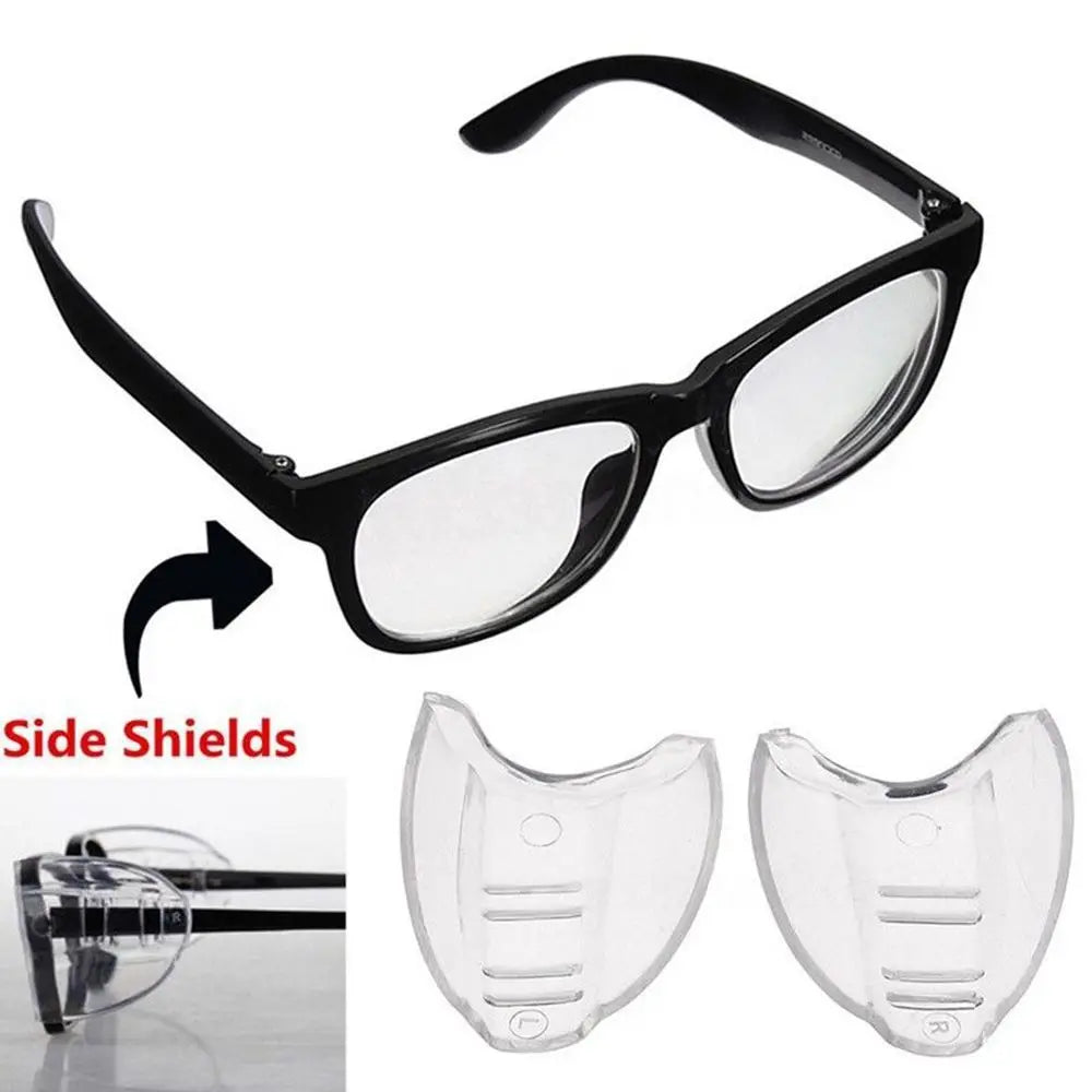 1pair Clear Universal Safety Goggles TPU Polyurethane Flexible Safety Goggles Eye Protection Glasses Side Shields Oasis Select