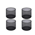 4Pcs Breathable Mesh Pond Plant Baskets Reusable Square/Round Aquatic Planting Bags Easy To Clean Enhanced Root Hydration Oasis Select Round