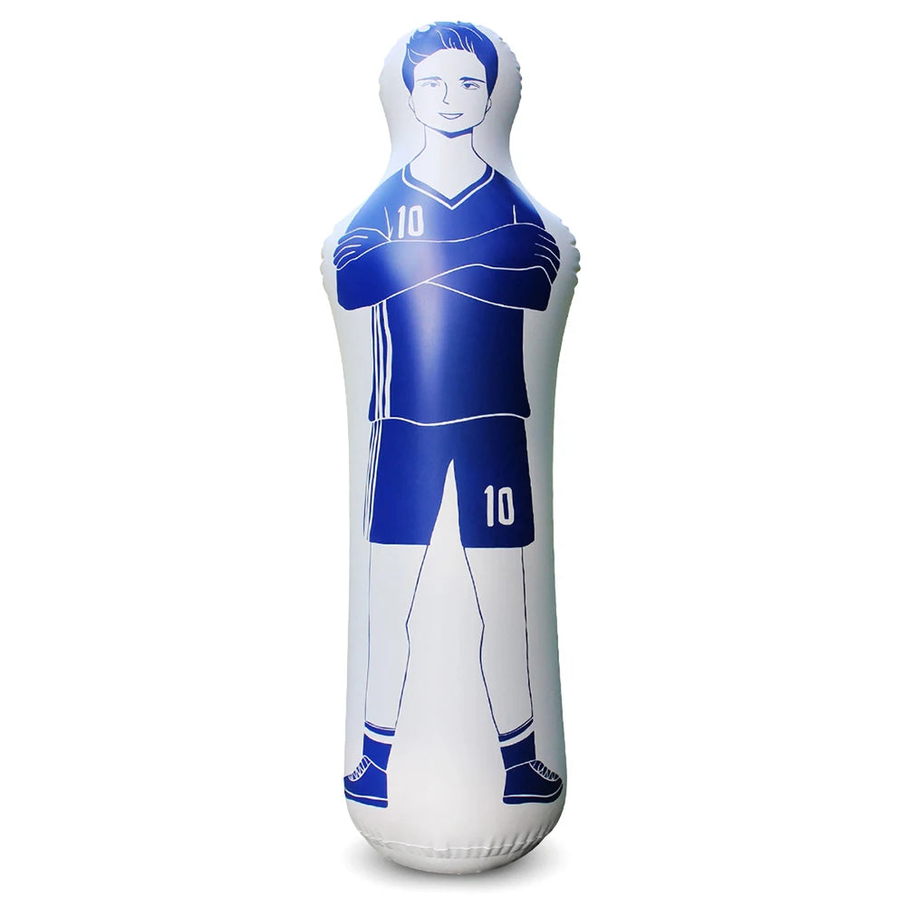 Inflatable Soccer Dummy Goalkeeper Free Kick Defender Mannequin Soccer Training Mannequin Oasis Select Blue United States