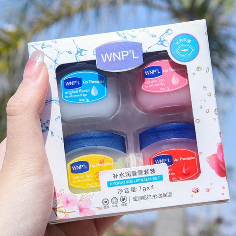 4-Pack Fruit Flavored Lip Mask – Moisturizing All Skin Types Lip Mask Set Oasis Select 4pcs