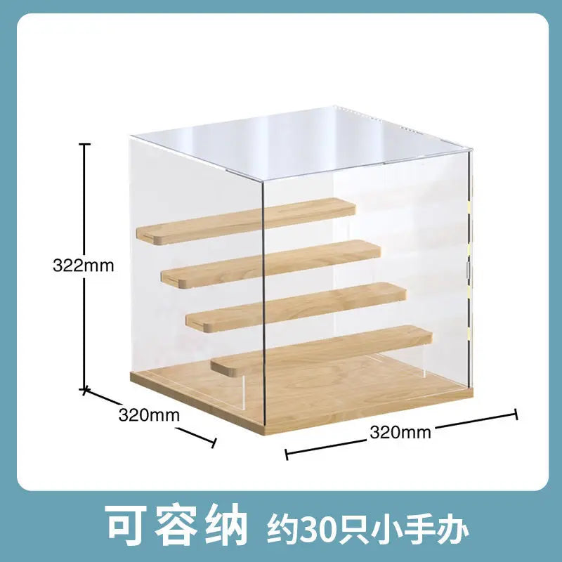 Acrylic Dust Cover Display Rack – Anime Figure & Jewelry Organizer