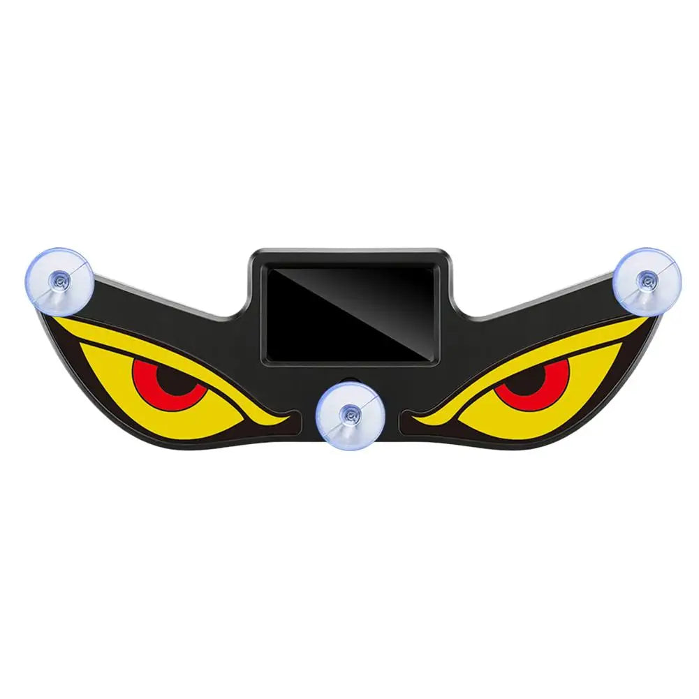 Cool Demon's Eye Car LED Light Solar Powered Blinking Moving Eyes Car Decoration Lamp Rear Windshield Atmosphere Light Oasis Select 03