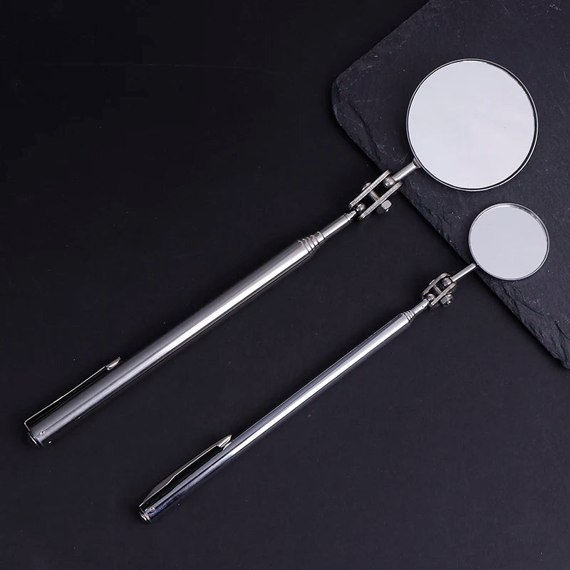 Portable 30/50MM Car Angle Observation Pen Car Telescopic Detection Lens Inspection Round Mirrorcar Inspection Mirror Oasis Select